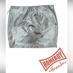 Homeboy Threads Silver Skirt
